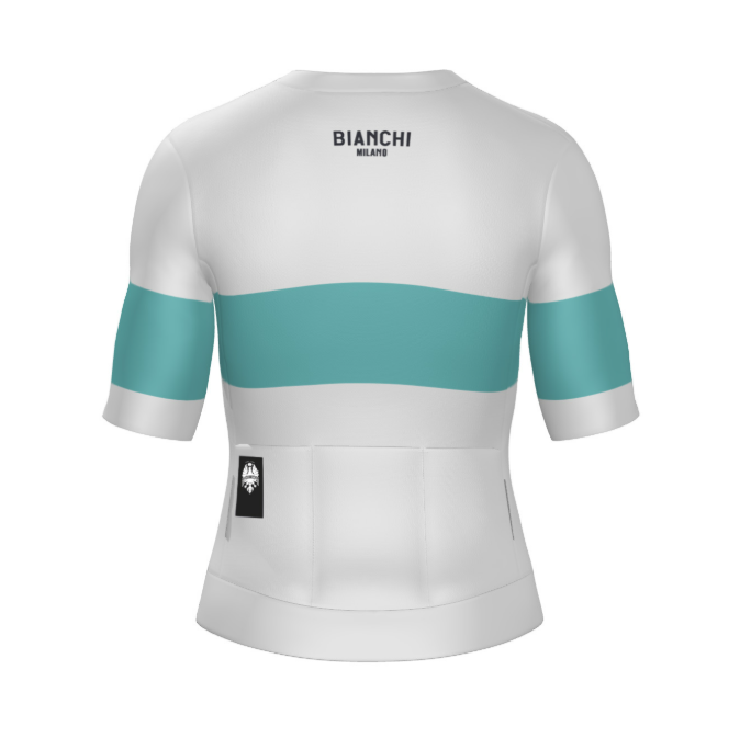Santini BIANCHI MILANO RACE - JERSEY White Celeste