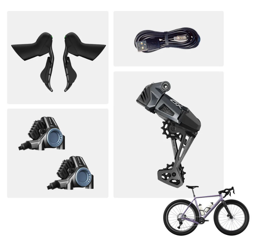 Mini Groupe Gravel GeX 1X CARBONE