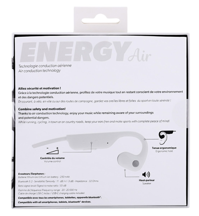 T'NB - Ecouteurs TNB Energy Air sport Bluetooth 