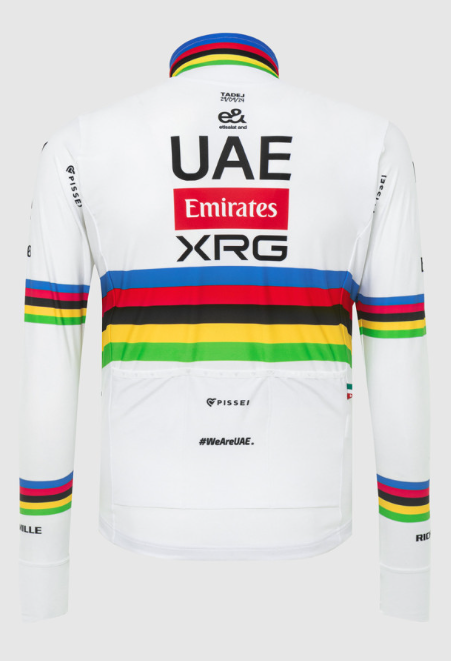 Pissei Maillot longues manches UAE Team Emirates World Champion's 2025 Tadej Pogačar