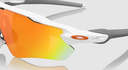 Oakley Radar Ev Path Polished White Prizm Ruby 