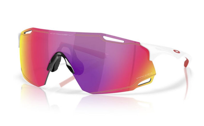 Oakley Cybr Dyno Polished White Prizm Road