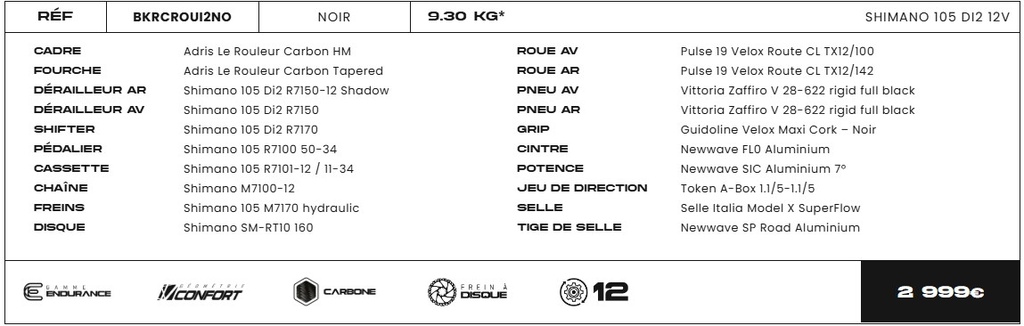 Adris Le Rouleur Shimano 105 Di2