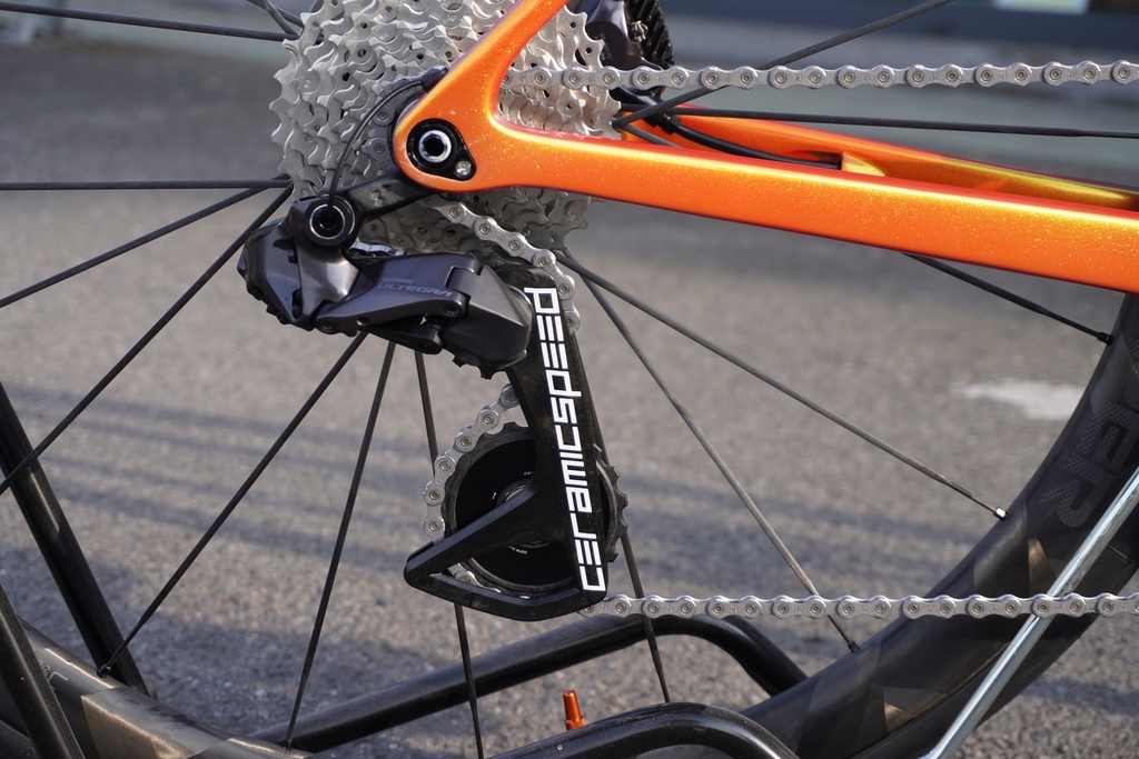 Cube Litening Air C: 68x glowingorange'n'black Shimano Ultegra DI2 2x 12v Chape ceramicspeed