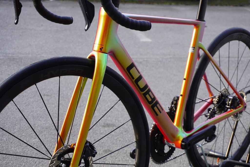 Cube Litening Air C: 68x glowingorange'n'black Shimano Ultegra DI2 2x 12v Chape ceramicspeed