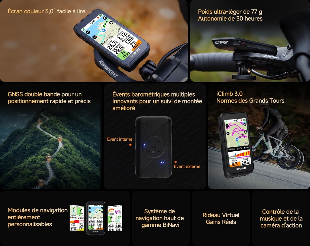 GPS IGPsport - Binavi Air