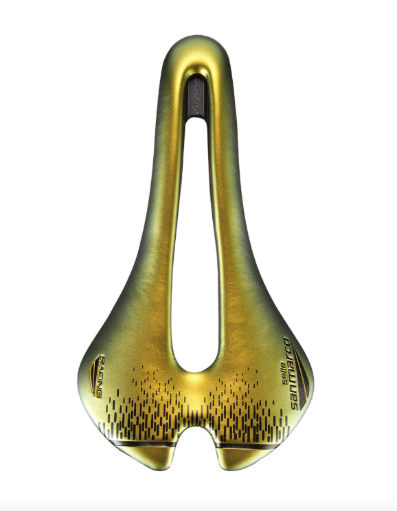 San Marci Aspide Short Open-fit Racing Wide Iridescent Gold