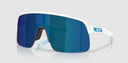 Oakley Sutro Lite Matte White Prizm Transitions cobalt