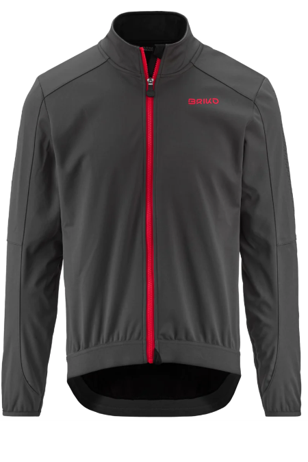 Briko Overwinter Jacket Grey Metal / Red
