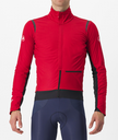 Castelli Alpha Doppio Ros Jacket Pompeian Red Black Reflex Black - DESTOCK