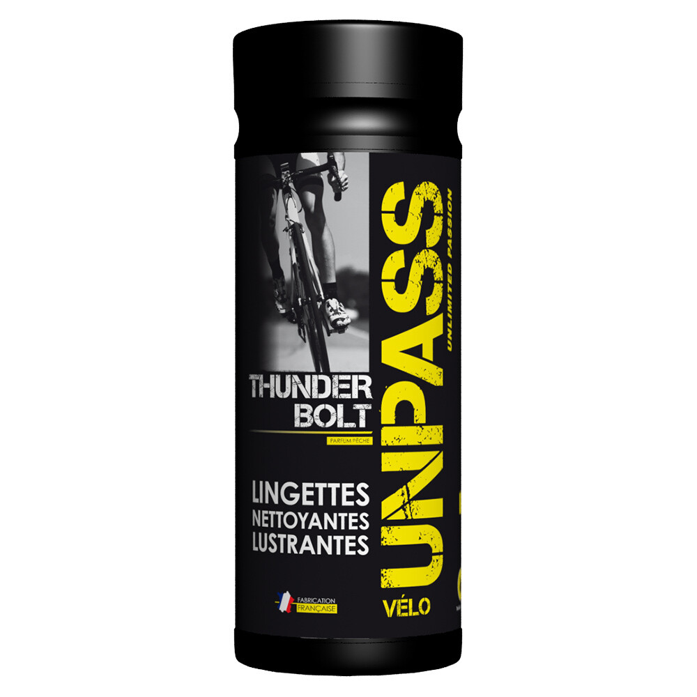 Unpass Thunderbolt Vélo Lingettes 80+1
