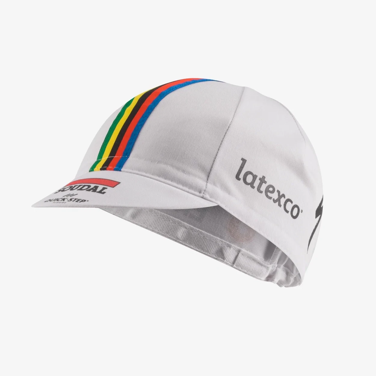 Casquette Castelli Champion du monde Remco Evenepoel Soudal Quick step 2023
