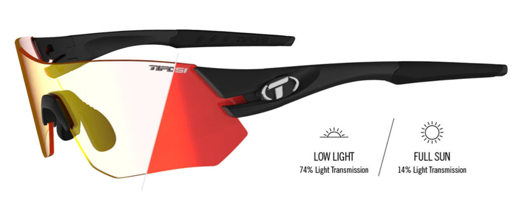 Tifosi Tsali Matte Black - Fototec Red