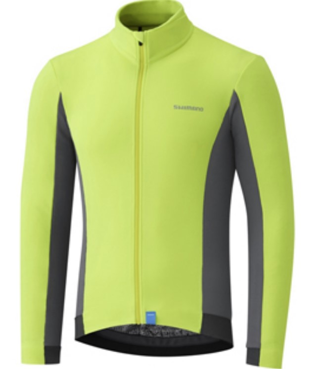 Promo Shimano thermal Jersey Neon/grey