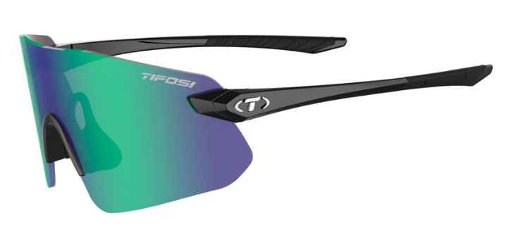 Tifosi Vogel SL Crystal Black / Smoke Green mirror 