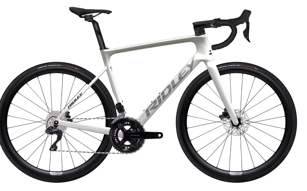 Ridley Falcn Shimano 105 DI2 2x 12v White + Levanto carbone 