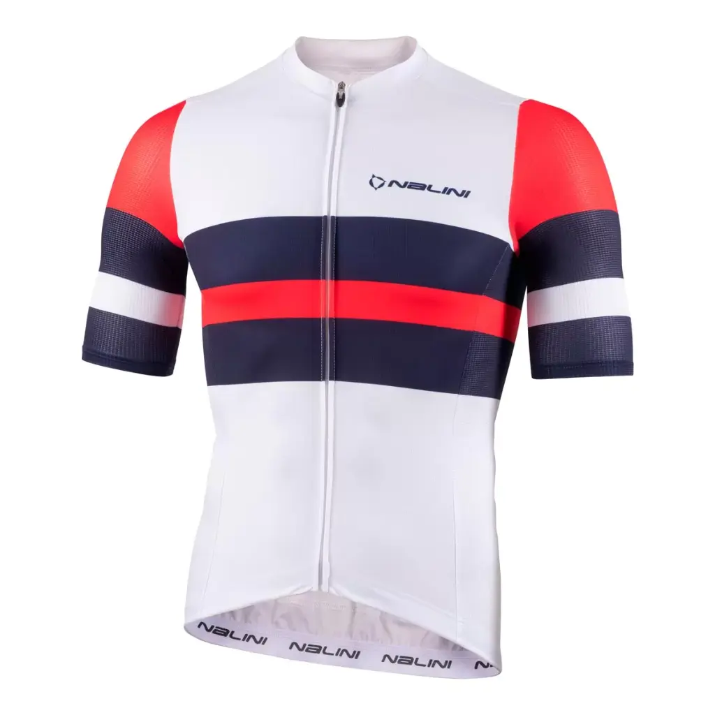 Nalini Linear Jersey White/Red