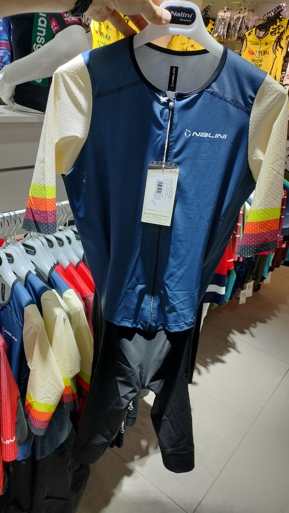 Nalini Combi Tri Man SS Suit Black/Grey