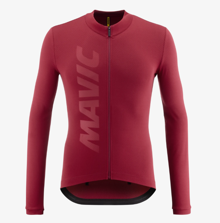 Mavic Aksium Thermo Jersey Burgundy