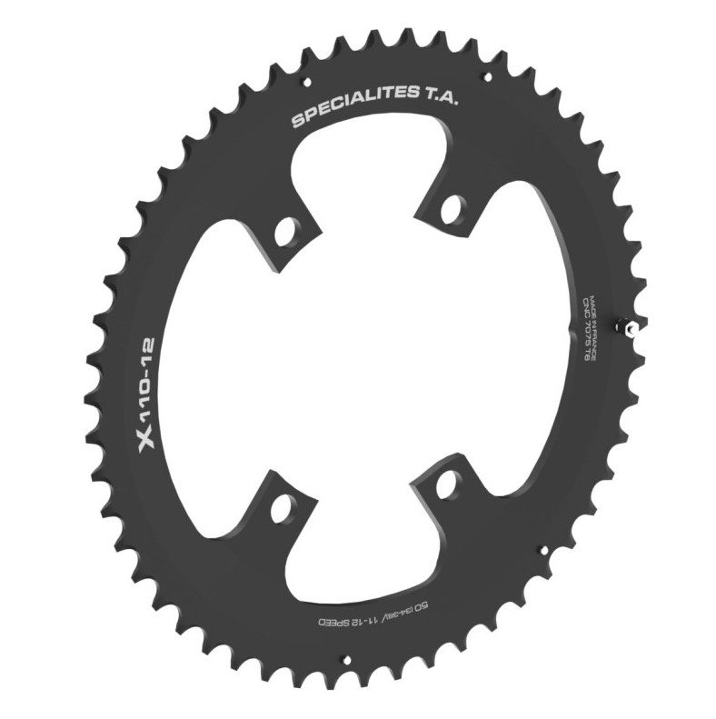 Plateau SpecialitesTA X110 12V Extérieur pour Shimano 105/Ultegra/Dura-ace R7100/R8100/R9200