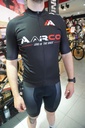 Maillot Pro Aarco black manches courtes