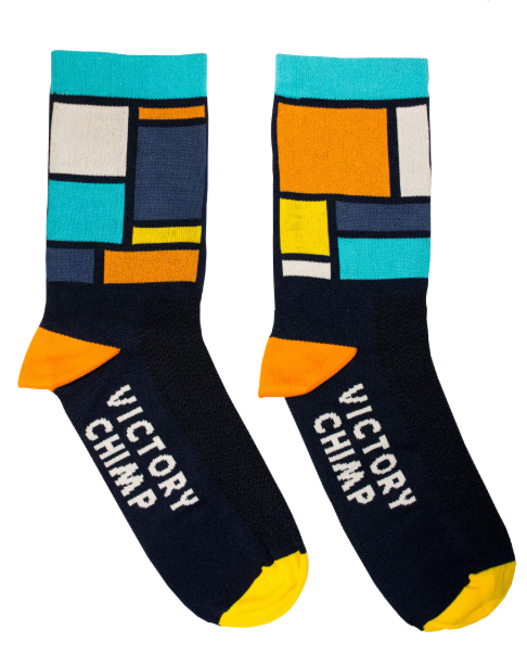 Pack 5 paires Chaussettes Victory Chimp Orange/Blue
