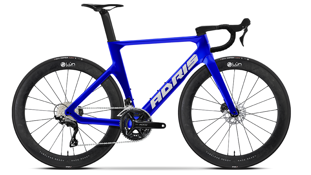 Adris Le Vitesse 105 mécanique Bleu Replica M  Roues Carbone