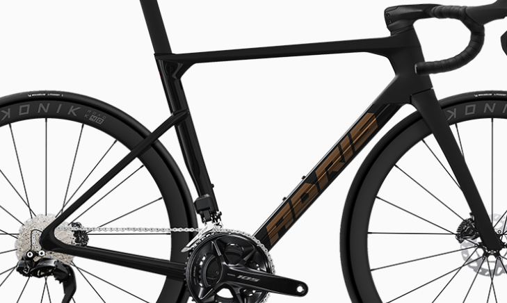 Kit cadre Adris Le performance S2 Noir Onyx + Cockpit Carbone