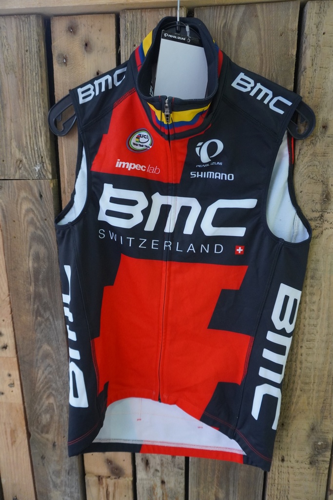 Veste Hiver Sans manches Pearl Izumi Liseret Colombie BMC Pro team