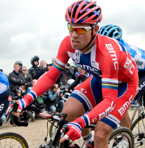Manchettes BMC pro team Champion de Norvége thor Hushovd 