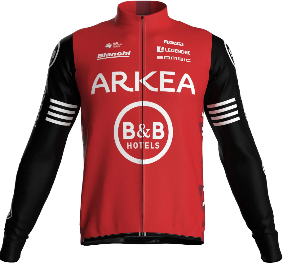 Maillot Mi-saison Rosti Arkea B&B hotel 2025 Gamme Proteam