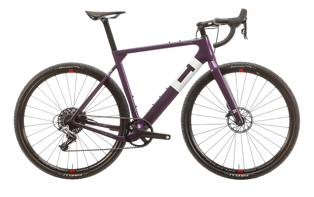3T Exploro Pro Sram Rival 1x 11v disc Purple white 700c