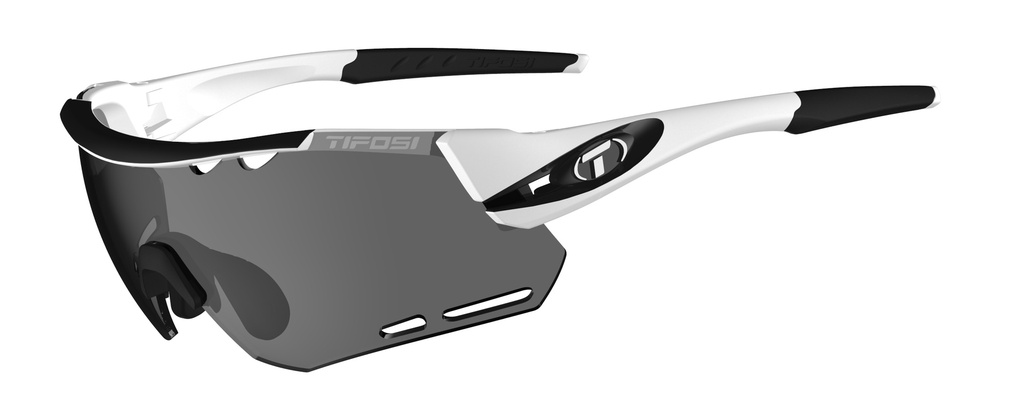 Tifosi Alliant white-black/smoke-ac red-clear