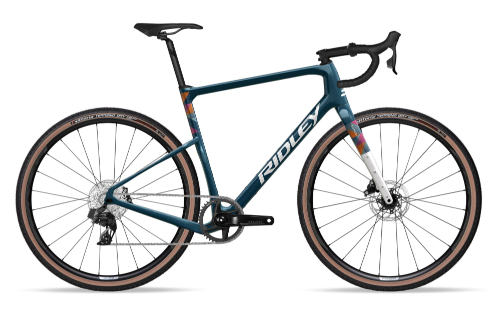 Ridley Kanzo Adventure Shimano GRX600 1x 12v Jeans Blue Metallic
