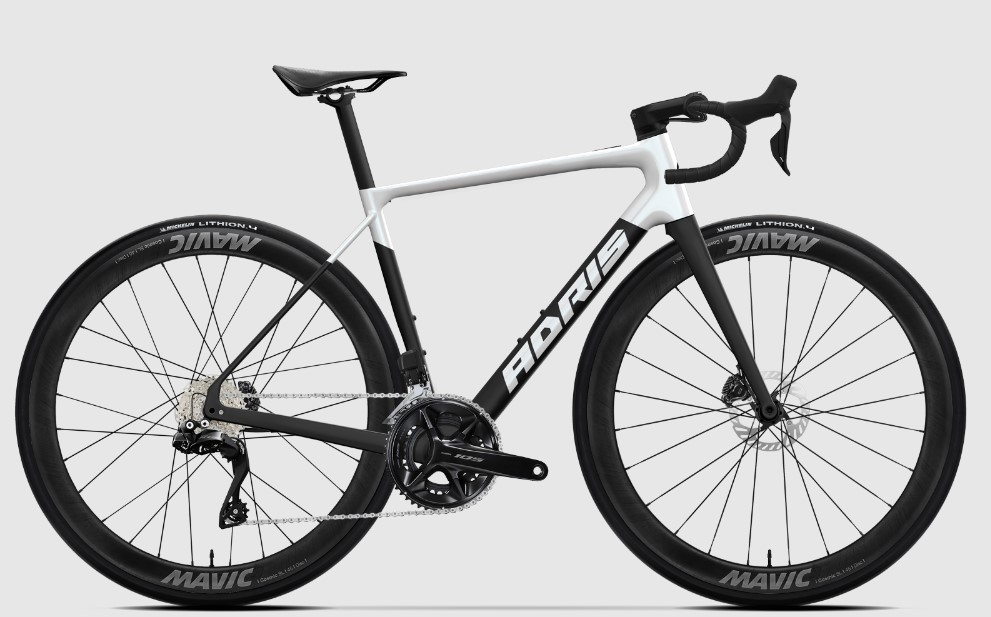 Adris E-Endurance Shimano 105 DI2 2x12v Blanc Nuit
