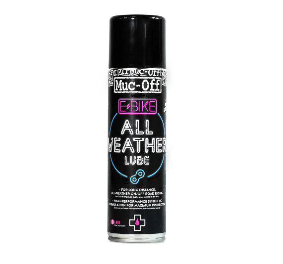 Muc Off E-bike All Meather chian Lube spuitbus 250ml