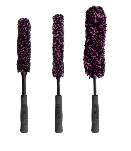 Muc-Off Microfibre Brush Kit (set de 3) 