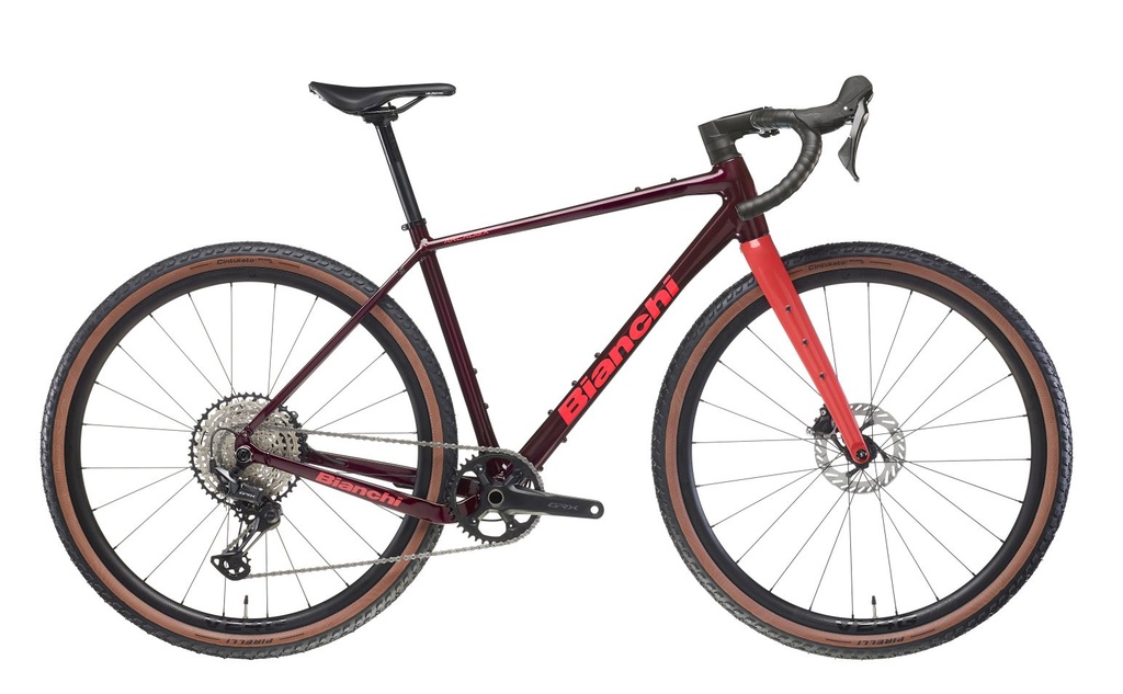 Bianchi Arcadex AL GRX822/610 UP Aubergine/Rouge 