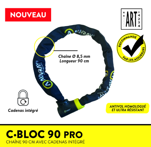 Cadenas Auvray C-Bloc 90 PRO level 7/10 ART**