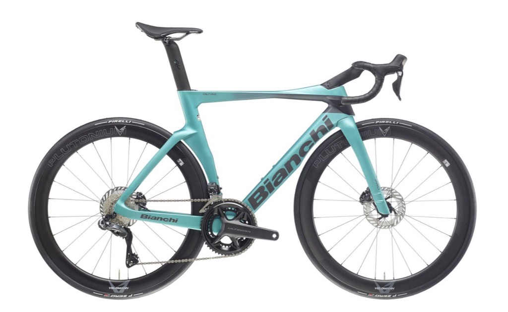 Bianchi Oltre Pro Ultegra Di2 2x 12v Céleste Mat ZF