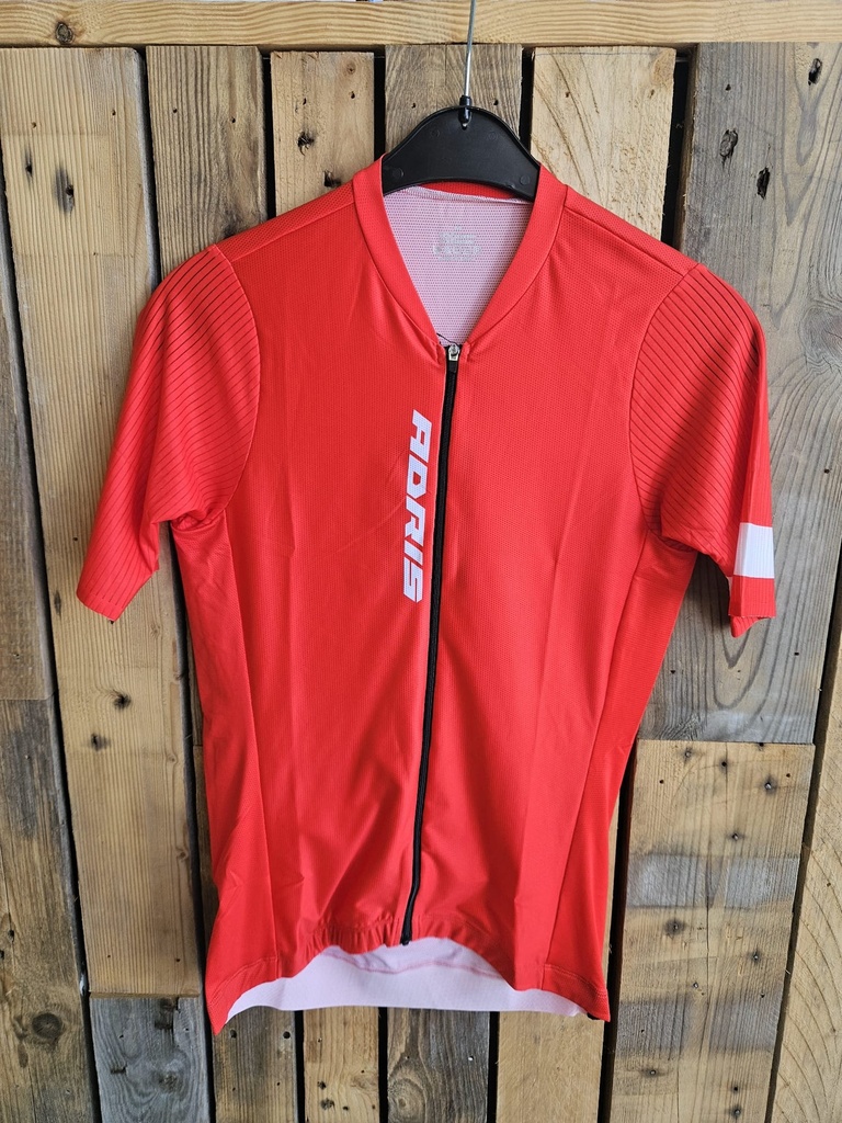Maillot Adris Rouge/Blanc Manche Aero