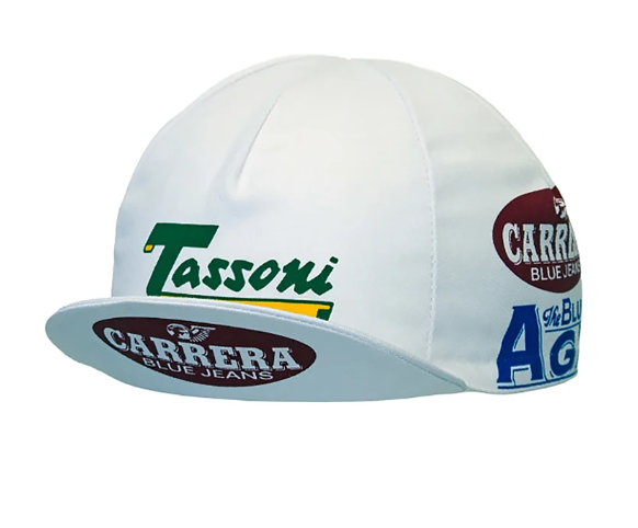 Casquette de Course Team Tassoni Carrera Retro Cycling