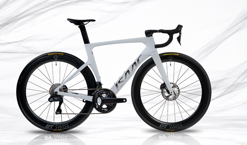 Isaac Meson Mineral white Shimano 105 DI2 2x 12v
