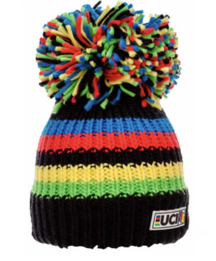 [BBH103] Bonnet Big Bobble Hats UCI black Ponpon 
