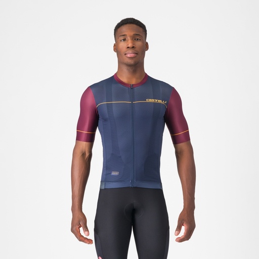 [4525019-424] Castelli Unlimited Endurance 2 Jersey 424 Belgian blue Bordeaux 