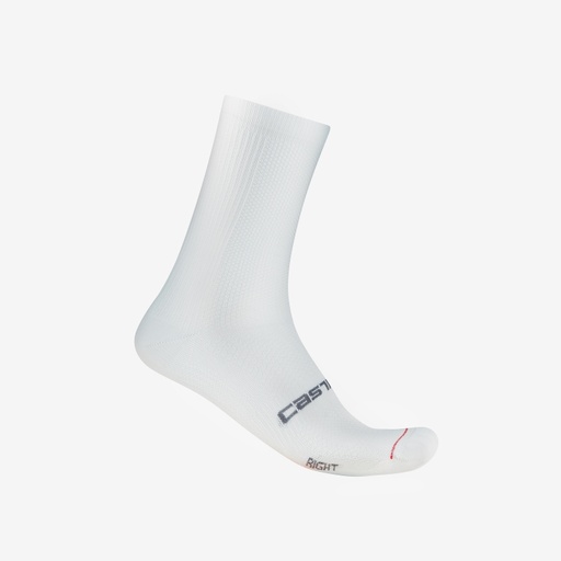 [4525026-001] Castelli Espresso 18 sock White