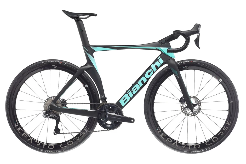 Bianchi Oltre Pro Ultegra DI2 2x 12v Celeste/black XJ