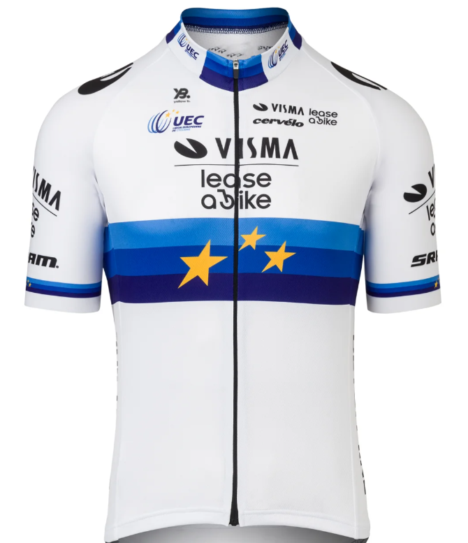 RapidGear.cc Maillot ENFANT Champion d'europe - Team Visma | Lease a Bike 2025 