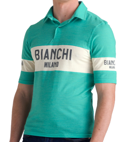 [BI49514RETRO] Polo Bianchi Retro