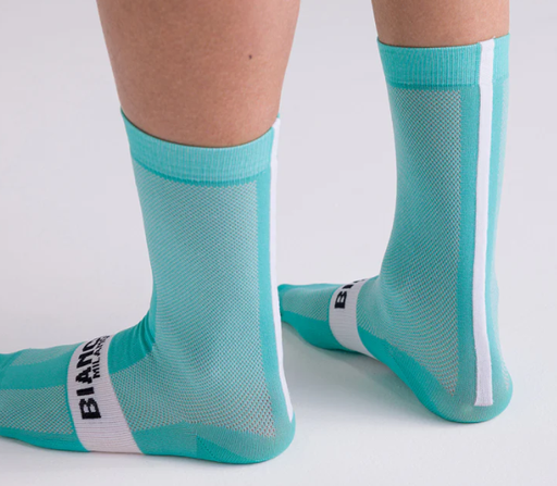Chaussettes Bianchi Milano celeste